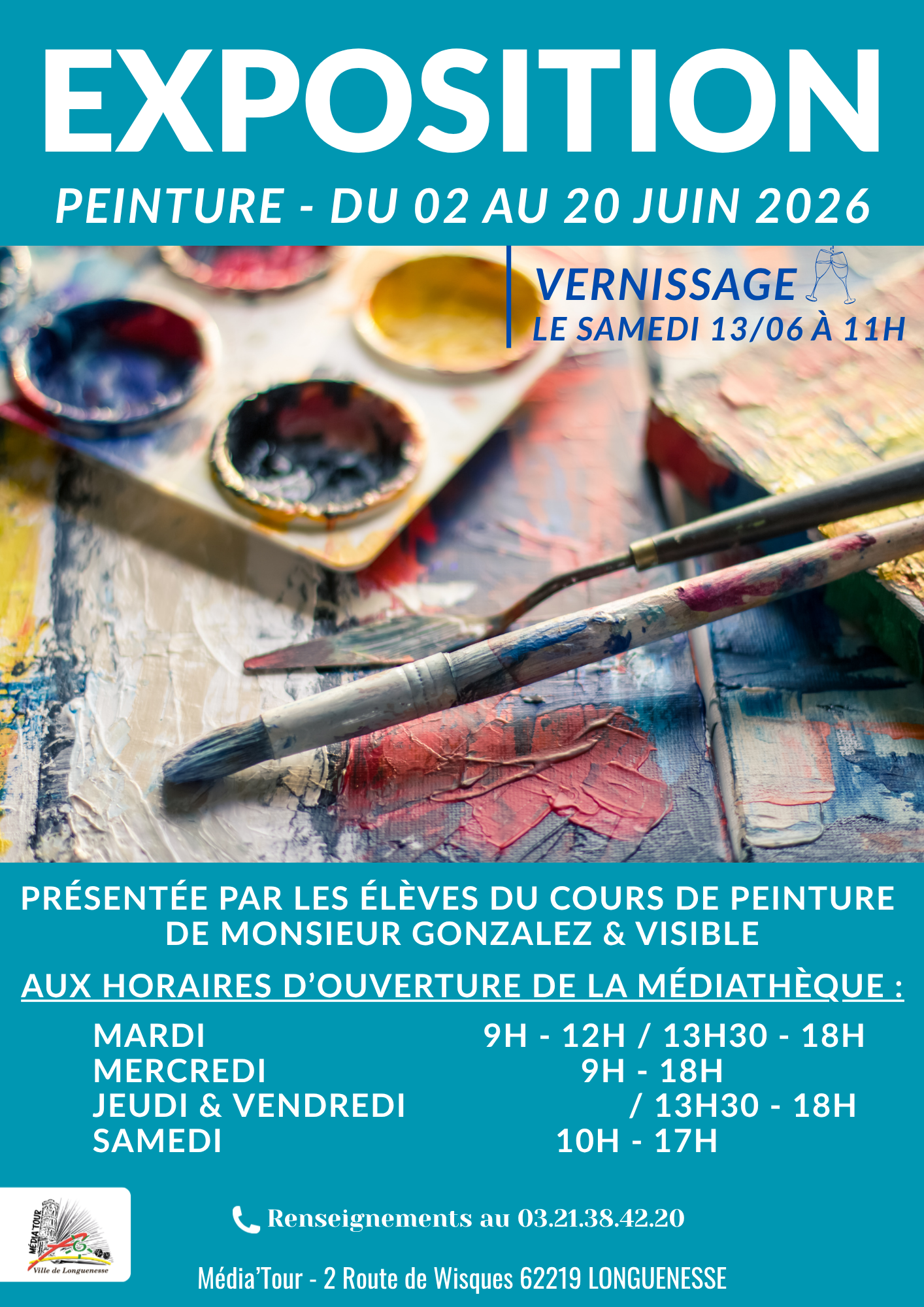 Média'Tour : exposition peinture